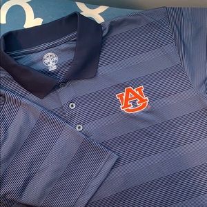 Auburn stripe polo